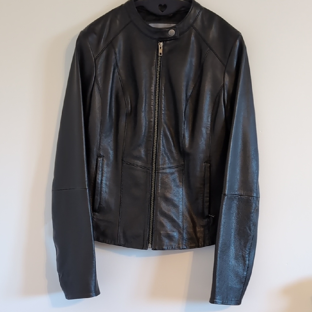 Sears Classic Black Leather Jacket